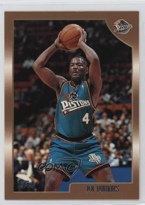 1998-99 Topps Joe Dumars #43 HOF - Image 1 of 2