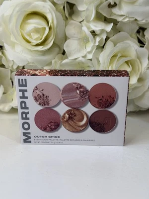 Morphe Outer Spice Eyeshadow Palette ❤️ 6 Pastel Colors New Full Size RRP £16 - Image 1 of 4