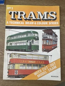 Technical Draw & Colour Series - TRAMS No 1 : Cut-Out Model Tram : Activity Book - Picture 1 of 8