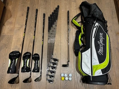 Mens Macgregor CG-4000 Full Golf Clubs Set + Golf Stand Bag - Woods/Irons/Putter - Image 1 of 4