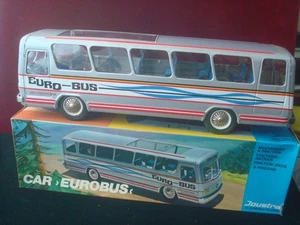 JOUSTRA FRICTION POWERED CAR EUROBUS BOXED 39cm MADE IN FRANCE - Bild 1 von 4
