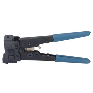 Network Crimper Carbon Steel Head 8P Ratchet Structure RJ45 Crimping Tool - Afbeelding 1 van 12