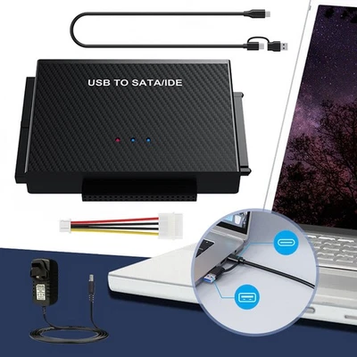 USB to IDE SATA Adapter Hard Disk Drive Converter For Zilkee Ultra Recovery - Image 1 of 4