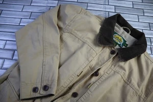 Vintage Cabelas Jacke Damen Gr. L Canvas Feld Cord Kragen Scheune Hausarbeit Mantel - Bild 1 von 7
