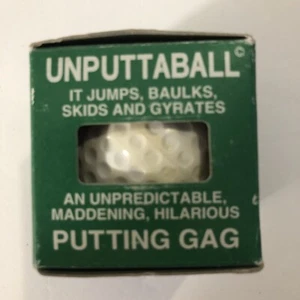 UNPUTTABALL Putting Gag Joke Golf Ball NIB NOS - Picture 1 of 5