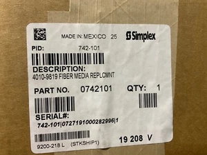 SIMPLEX 4010-9819 FIBER MEDIA MODULE 742-101 - Picture 1 of 1