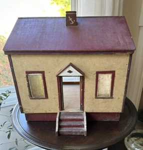 Antique Folk Art House With Anchor Theme 15 1/2” - Picture 1 of 21