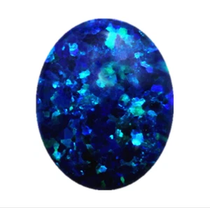 Bonita piedra preciosa suelta natural ovalada ópalo azul 8*10 mm AAAAA 1 pieza - Imagen 1 de 8