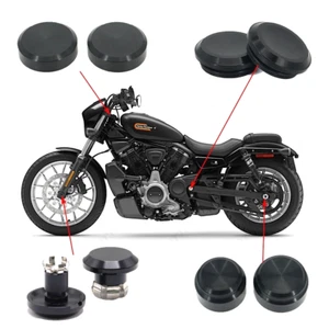 For Harley NIGHTSTER RH975S 2022-24 Front Rear Nut Cover Protector Cap Accessory - Bild 1 von 13