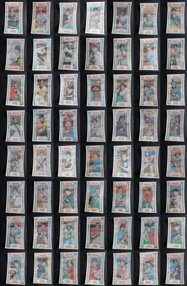 (VG) 1983 Kellogg's 3-D Baseball Cards Complete Your Set You Pick From List 1-60 - Image 1 of 1