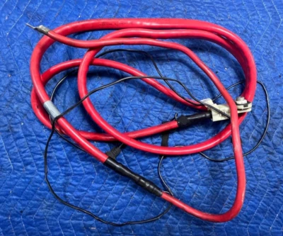 04-10 BMW E60 POWER SUPPLY POSITIVE BATTERY LEAD CABLE WIRING HARNESS 9176949 - Image 1 of 4