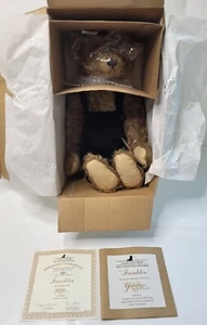 Vintage Yesterday's Bears Franklin #3321 The Ashton-Drake Gallery Bear - Picture 1 of 12