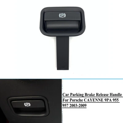 Parking Handbrake Release Lever Handle For Porsche Cayenne 9PA 955 957 Black Foto 1 de 4