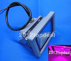 10W LED Flutlicht tiefrot 660nm Outdoor AC/DC 12V für Pflanzenanbau Wachstumsleuchten - Bild 1 von 4