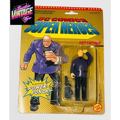 DC Comics Super Heroes LEX LUTHOR 1989 Vintage Figure Toy Biz New Sealed  - image 1 of 2
