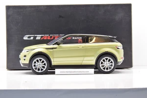 RANGE ROVER EVOQUE 2011 LIGHT GREEN MET. GTAUTOS 1/18 NEUVE EN BOITE - Foto 1 di 15