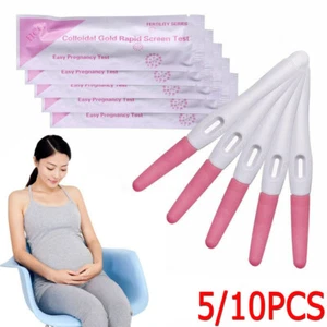 10x HCG Pregnancy Test Sticks Ultra Early 99% Accurate 10mlU Home Urine Test Kit - Picture 1 of 12