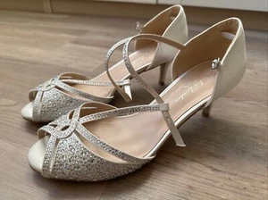Paradox London Pink - Seva Satin Gr.39 Brautschuh - Bild 1 von 6