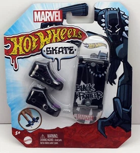 Hot Wheels Skate Marvel Black Panther Fingerboard & Shoes Ages 5+ - Picture 1 of 1