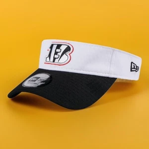 Cincinnati Bengals New Era 2024 NFL Training Camp Adjustable Visor - White/Black - Picture 1 of 5