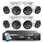 Zosi 8Ch 5Mp 2Tb Nvr Poe Home Store Security Human Detect Camera System Outdoor
