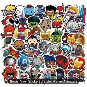 10 PCS Cartoon Marvel Avengers Guardians of the Galaxy Stickers BRAND NEW - Picture 1 of 5