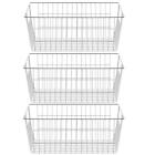 SANNO Freezer Baskets Wire Storage Baskets Closet Organization Baskets Bin Fa...