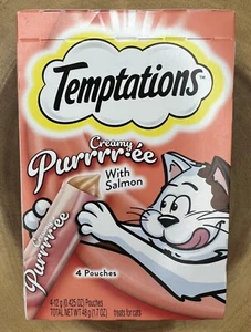 Temptations Creamy Purrree With Salmon, Brand New Factory Direct, Free Shipping - Picture 1 of 12