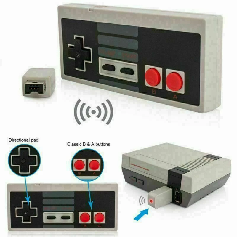 For NES Mini Classic Edition Console Wireless Controller Gamepad Joypad  New - Image 1 of 4