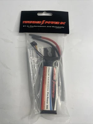 Thunder Power 30C 1300 mAh 4s 14.8v 4 Cell. FREE SHIPPING  - Image 1 of 4