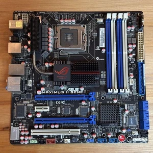 Asus ROG Maximus II GENE LGA775 Micro-ATX Mainboard gebraucht getestet - Bild 1 von 4