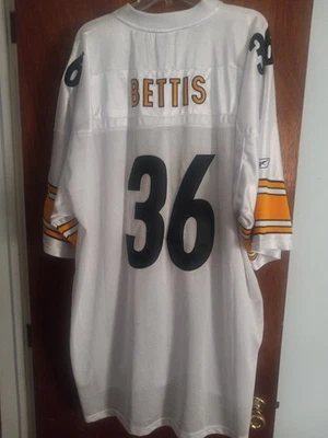 Jerome Bettis Pittsburgh Steelers "All Stitched" Reebok Talla Jersey 60 Foto 1 de 4