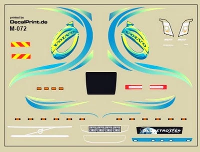 Decals 1 set  Volvo uni green No.  M-072 - 1:87 /DL27 - Image 1 of 4