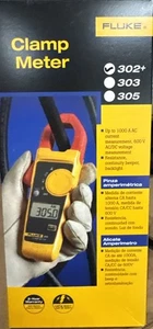 FLUKE Handheld  302+ Digital Clamp Meter Tester AC  DC Volt Amp Multimeter - Picture 1 of 3
