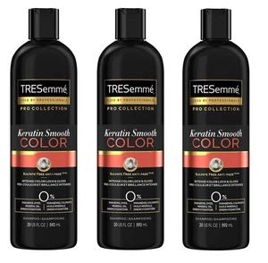 Lot of 3 TRESemme Keratin Smooth Color Anti-Fade Lock & Gloss Shampoo 20 oz - Picture 1 of 1