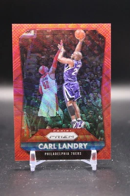 Carl Landry, Philadelphia 76ers, 2015-16 Panini Prizm, Red Wave, 173/350, #236 Foto 1 de 2