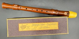 Johannes Adler Magnamusic C-Soprano registratore barocco doppio foro, 25 anni legno di pero - Foto 1 di 14