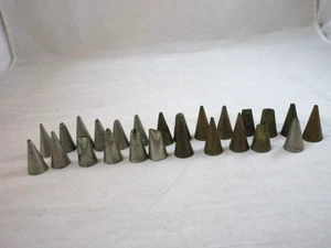 Antique Chocolate Decorating Tips Assorted Lot of 25 - Picture 1 of 3