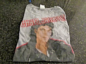 Michael Jackson Bad Album Cover Gray T-Shirt 80's Bay Island XL - Picture 1 of 1