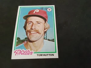 1978 Topps #568 Tom Hutton Philadelphia Phillies Baseball Card MT - Picture 1 of 2