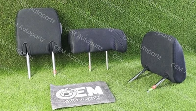 Asientos traseros Toyota 4runner 2016-2024 SR5 segunda fila reposacabezas 3 piezas tela negra Foto 1 de 4