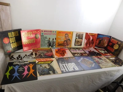 Motown Vinyl Record LP Collection x21 Four Tops Impressions Temptations Oldies - Image 1 of 4