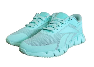 Reebok Zig Dynamica Boys Size 5.5Y Green Blue Athletic Running Shoes Sneakers - Picture 1 of 11