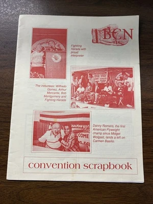 RARO Boletín de Coleccionista de Boxeo Vintage LUCHA HARADA CARMEN BASILIO etc. Foto 1 de 4