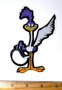 Standing Road Runner Caricature 1970-1971 Retro Style Die Cut Logo Decal Sticker - Picture 1 of 1