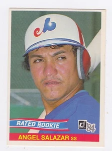 1984 Donruss - Base - Angel Salazar - #33 - Rookie - Picture 1 of 2