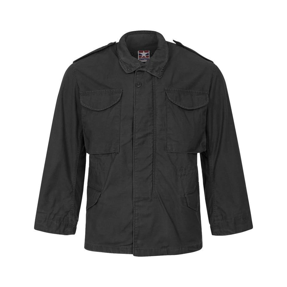 M65 Jacket Original US PROPPER Army Vintage Military War Combat Field Coat Black - Image 1 of 3