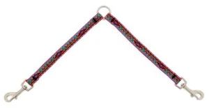 Coupler for Walking Two Small Dogs Together by 1/2" Wide El Paso Design 18" ... - Picture 1 of 2