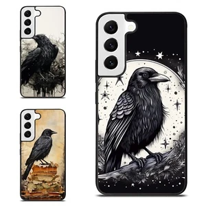 Blackbird Raven horror For Samsung Galaxy Z Fold Flip 3 4 5 6 Hard Case - Picture 1 of 25