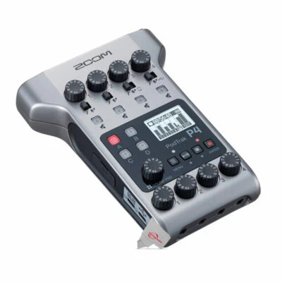 Zoom PodTrak P4 Portable Multitrack Podcast Recorder - Image 1 of 4